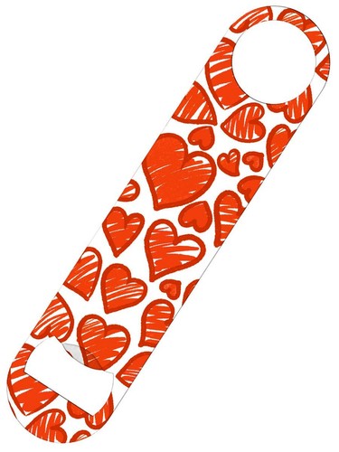 Sketched hearts bar - bar, blade