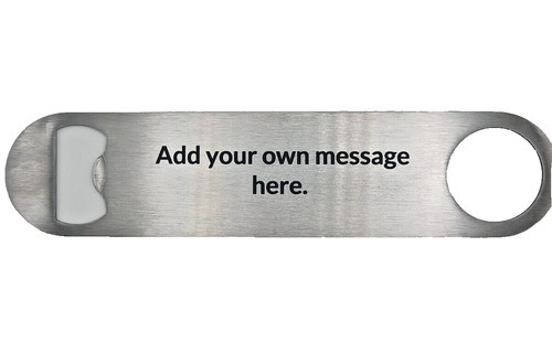 Personlised engraved bar blade - bar,