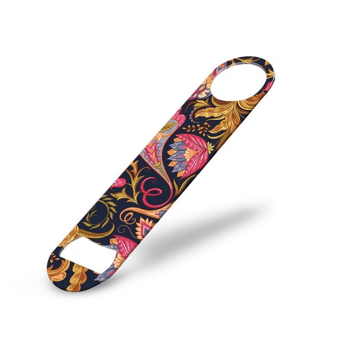 Royal paisley bar blade - royal, bottle
