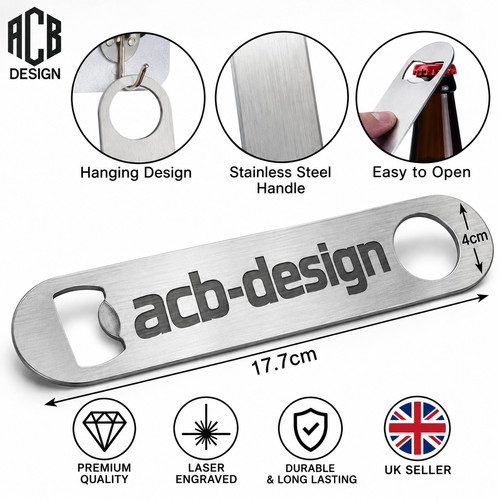 Personalised bar blade bottle - bar,