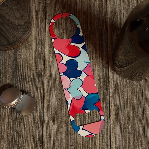 Love heart bottle - heart, opener