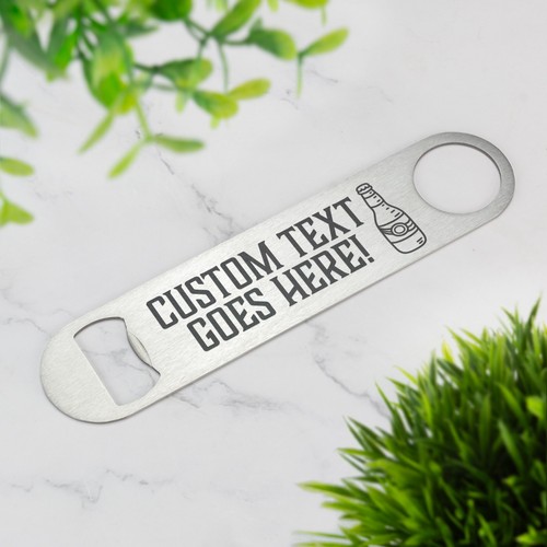 Custom text bar blade - bar,